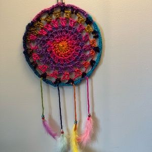 Handmade crocheted Dreamcatcher
